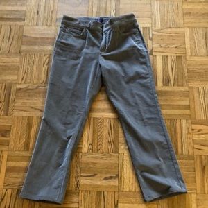 NYDJ - gray corduroy, MARILYN straight. Very gently worn.